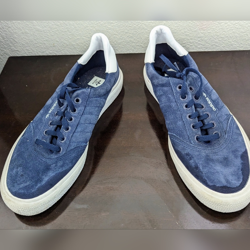 Adidas Blue Canvas Shoes  Women's 8